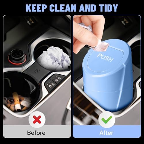 Car Trash Can Bin with Lid - Image 2