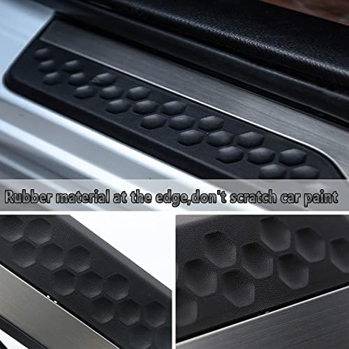 4Pcs LED Stainless Steel Car Door Sill Scuff Plate Guard Sills - Image 7