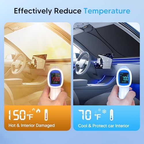 KUST Windshield Sun Shade for 2019-2025 2026 Subaru Forester Accessories - Image 2