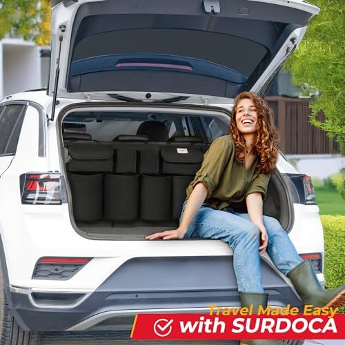 SURDOCA Car Trunk Organizer, LARGE CAPACITY Car Storage Bag - Image 6