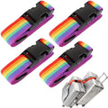 4 Pack Luggage Straps to Connect Bag Multiple Suitcases by Ajmyonsp