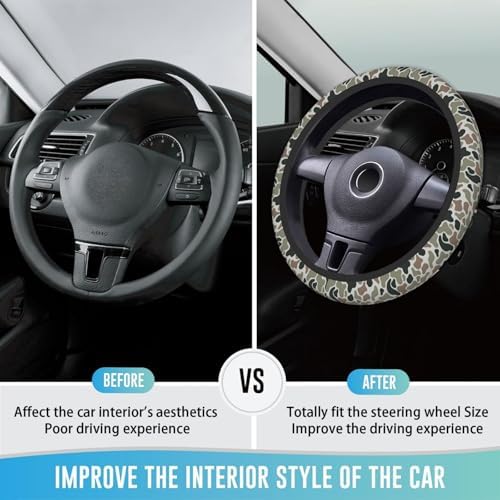 Steering Wheel Cover 15 Inch Breathable Anti Slip - Image 3