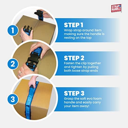 6' Carry Strap with Handle | 2-Pack | Adjustable Belt | Easy, Carrying Heavy - Image 6