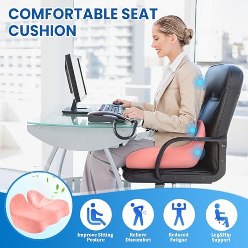 CushZone Ergonomic Seat Cushion, Sciatica Support - Image 4