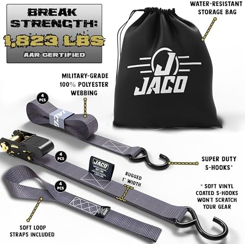 JACO Ratchet Tie Down Straps - Image 2