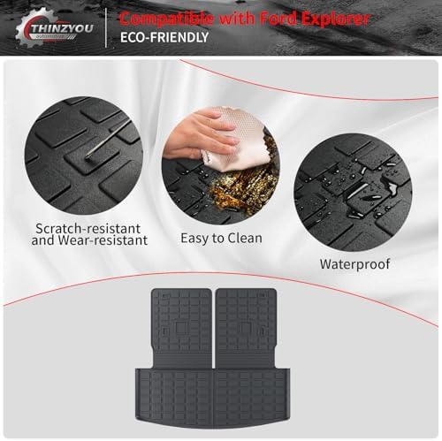 Cargo Mat with 3rd Row Backrest Mat - Image 4