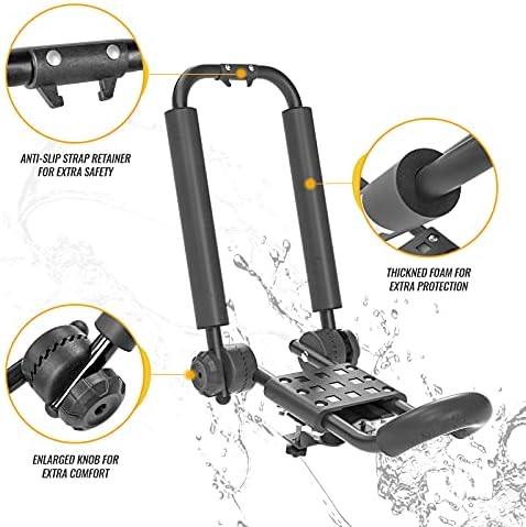 2 Pair J-Bar Rack Roof Top Mount - Image 3