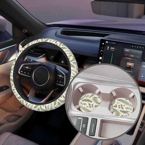 Leaves and Herbs Steering Wheel Cover - Image 5