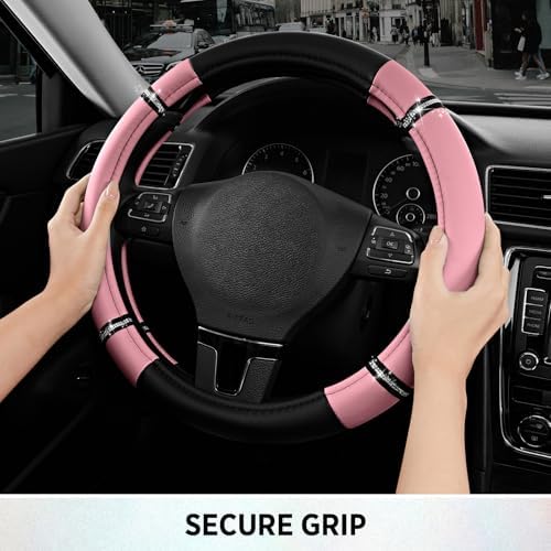 Road Comfort Leather Steering Wheel Cover – Premium Anti-Slip Car Steering - Image 5