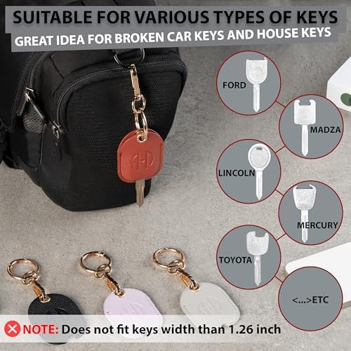 Leather Key Cover for Broken Car Key Loop Replacement - Image 5