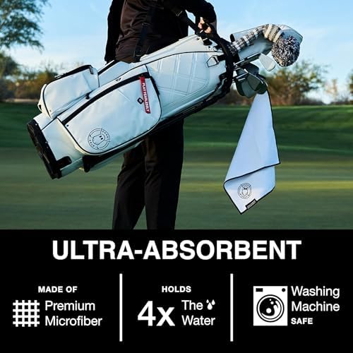 Ghost Golf Magnetic Towel, Ultra-Absorbent Microfiber Golf Towel - Image 5