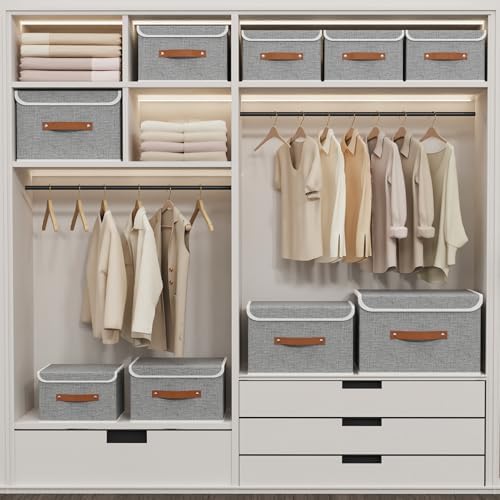 Yawinhe Collapsible Storage Boxes, 10.2x7.9x6.7in - Image 3
