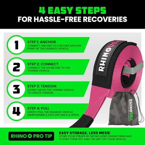 Rhino USA Recovery Tow Strap - Image 6