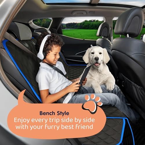 Dog Car Seat Cover for Back Seat, Dog Hammock for Car, Truck & Tesla - Image 5