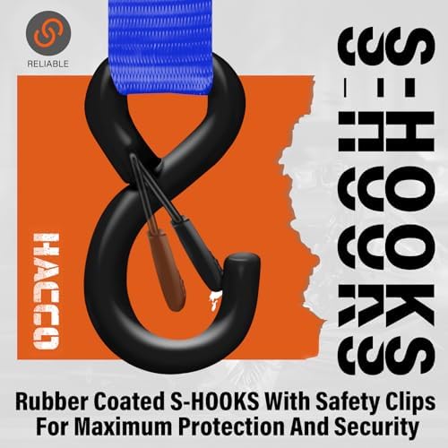 Haccoplanet Ratchet Tie Down Straps, 1 in x 16 ft - Image 3