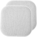 Sweet Home Collection Chair Cushion Memory Foam Pads Honeycomb Pattern Slip Non by SweetHomeCollection