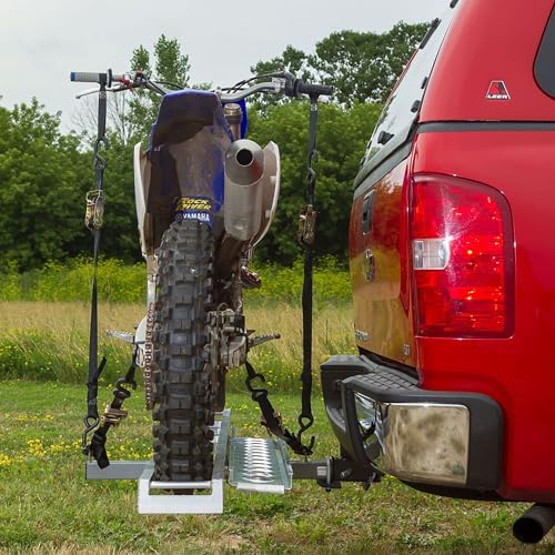 Black Widow Aluminum Motorcycle Hitch Carrier - Image 6