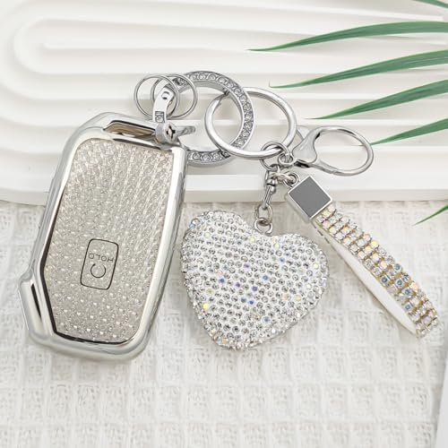 Key Fob Cover with Diamond, Compatible with Kia Cerato Ceed Forte NIRO Seltos - Image 4