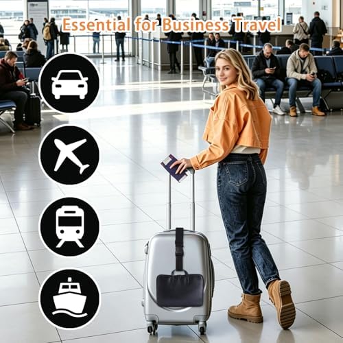 2 Pack Luggage Straps for Suitcases, Adjustable Travel Belt to Add a Bag - Image 6