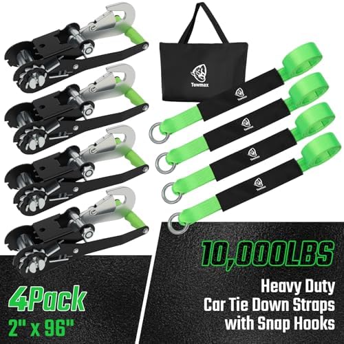 4 Pack Car Tie Down Straps for Trailers - Image 5