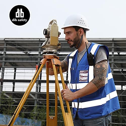 Dib Safety Hi Vis Reflective Safety Vest - Image 6
