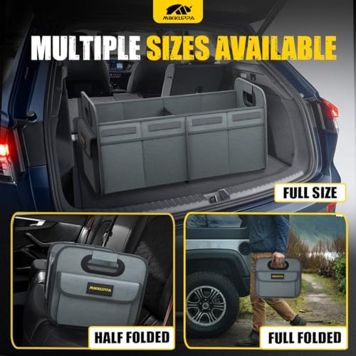 MIKKUPPA Car Trunk Organizer - 75L Foldable Car Storage - Image 5
