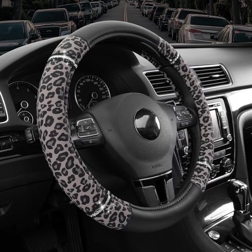 Road Comfort Leather Steering Wheel Cover – Premium Anti-Slip Car Steering by RoadComforts