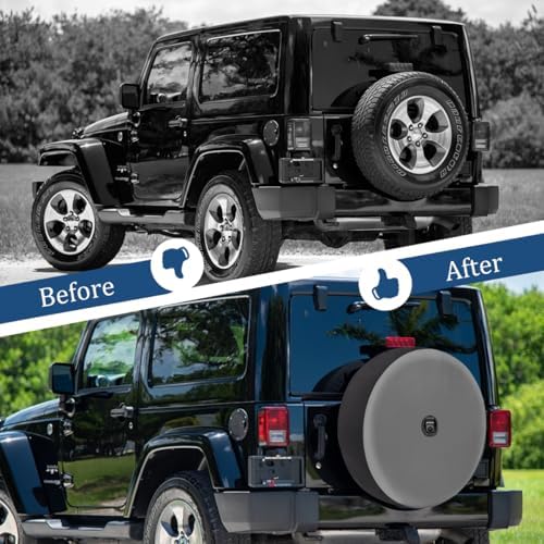 Spare Tire Cover with Backup Camera Hole Fit - Image 5