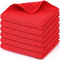 Homaxy Microfiber Waffle Weave Kitchen Dish Cloths, 6 Pack by Homaxy