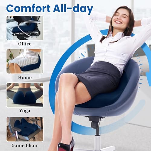 CushZone Extra Large Seat Cushion, Sciatica Support - Image 6