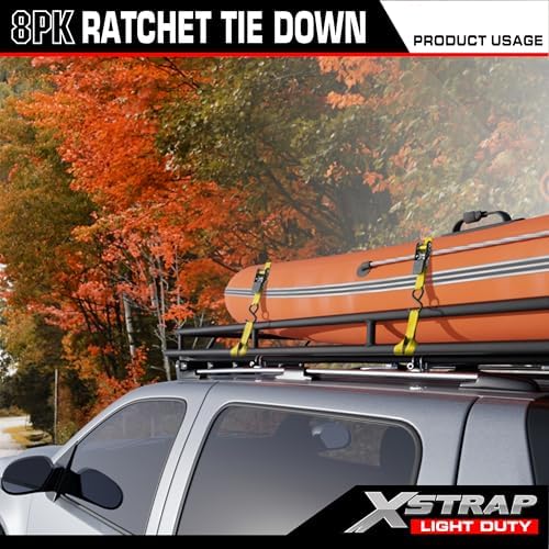 XSTRAP STANDARD 8-PK Ratchet Tie Down Straps - Image 6