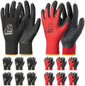 toolant Crinkle Latex Work Gloves, 12 Pairs by toolant