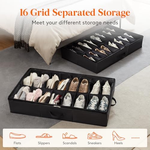 Lifewit Under Bed Shoe Storage Organizer, 1 Pack - Image 5