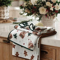 RECYCO Christmas Waffle Kitchen Towel Set of 2 by RECYCOHOMECOLLECTION