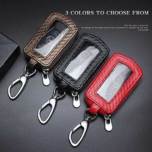 Universal Premium Car Key Fob Case Genuine Leather Car Smart Key fob Holder - Image 5