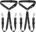 Lukovee Double Dog Car Seat Belt, No Tangle Headrest Restraint by Lukovee
