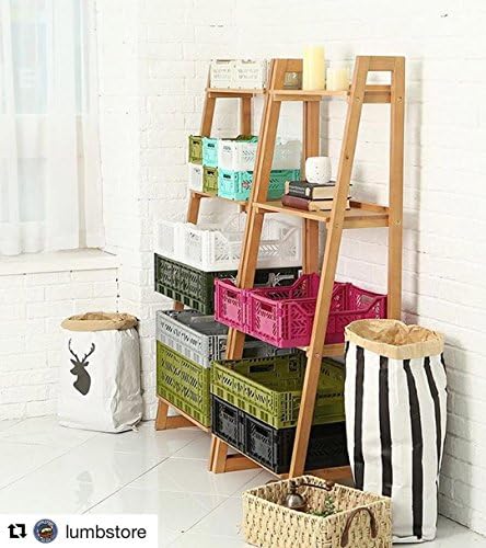 2 x AY-KASA - Midi-Box Collapsible Storage Bin Container Basket Tote, Folding - Image 7