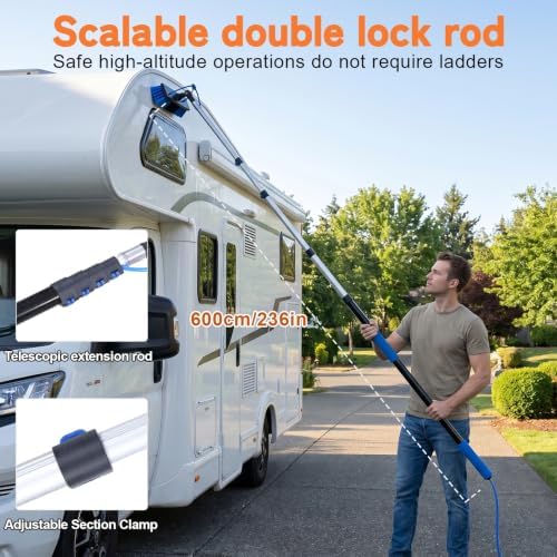 15/20FT Telescopic Solar Panel Cleaning Kit - Image 3