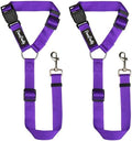 PawsPawty 2 Pack Headrest Dog Car Safety Seat Belt Adjustable Nylon Fabric Car by Unknown