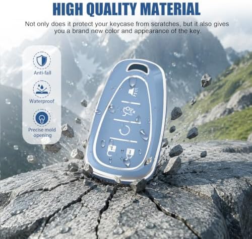 for Chevy Key Fob Cover, 5 Buttons TPU Key Cover - Image 3