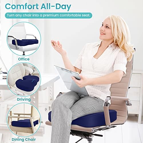Gel Seat Cushion, Cooling Memory Foam Cushion - Image 6