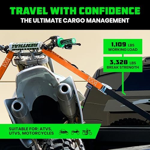 Rhino USA Motorcycle Tie Down Straps - Image 4
