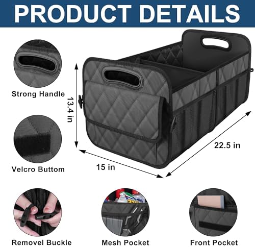 Deosk Car Trunk Organizer for SUV, Car Organizers and Storage - Image 5