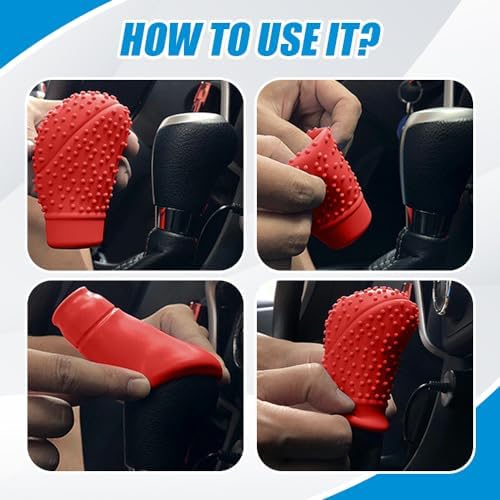 Car Gear Shift Knob Cover, Gear Shift Knob Cover Car Protect Accessories - Image 4