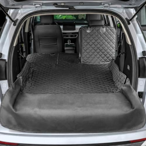 SUV Cargo Liner for Dogs & Pets | Waterproof Trunk Mat for SUV | 60/40 Split by Unknown