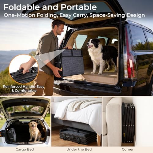 URPOWER Dog Stairs for Large Dogs Extra Wide 20" - Image 7