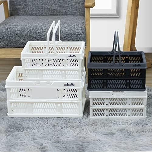 Plastic crates for storage, plastic baskets for organizing, 14.96x9.84x7.87" - Image 6