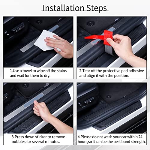 SINGARO Car Door Threshold Protection, Door Width 23.6x2.36inch Car/SUV - Image 4