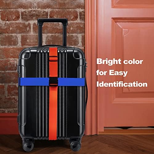 Chelmon Luggage Straps for Suitcases TSA Approved Travel Essentials 4 Pack - Image 6