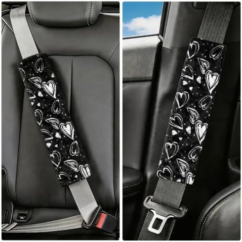 Amooca 2 Pack Seat Belt Covers Soft Shoulder Pad - Image 6